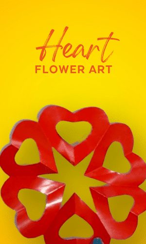1 Minute Craft: Heart Flower Art