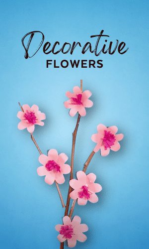 1 Minute Craft: Decorative Flowers