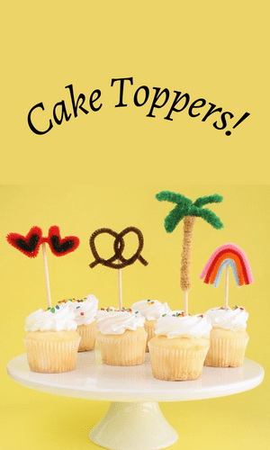 cupcake toppers cup cake diy kit with video