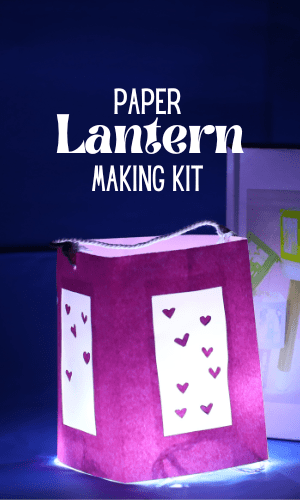 paper lantern making diy kit with video