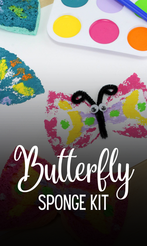 DIY Butterfly Sponge Art Kit